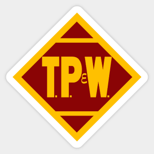 Toledo, Peoria & Western Railway Sticker